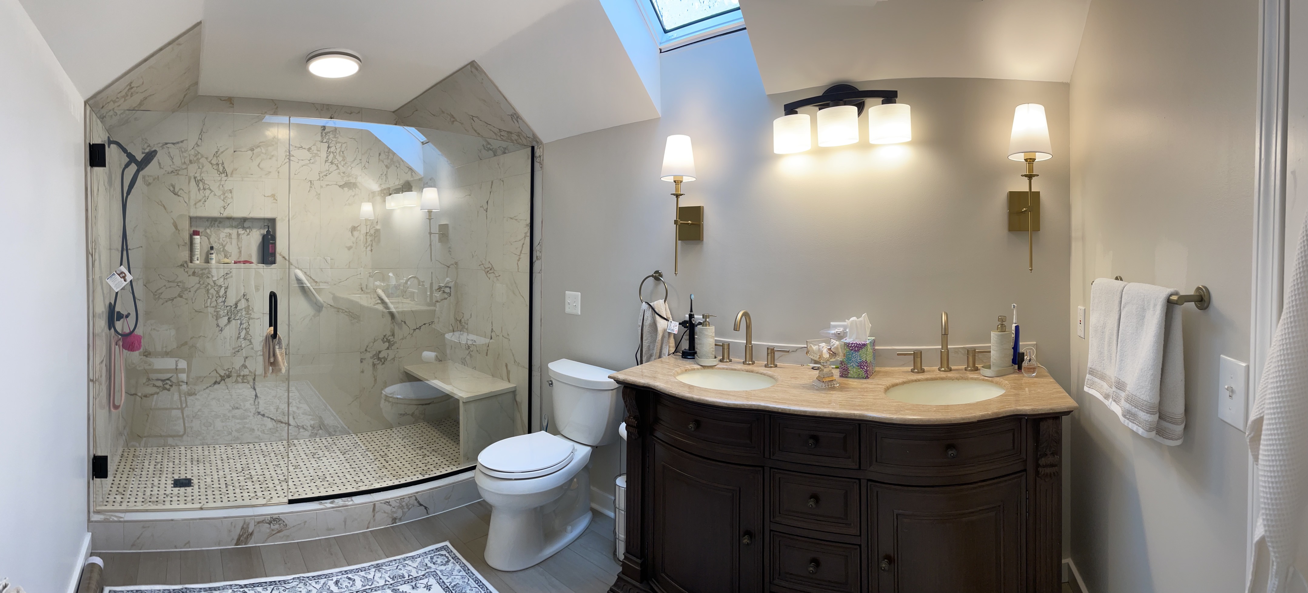 Completed bathroom