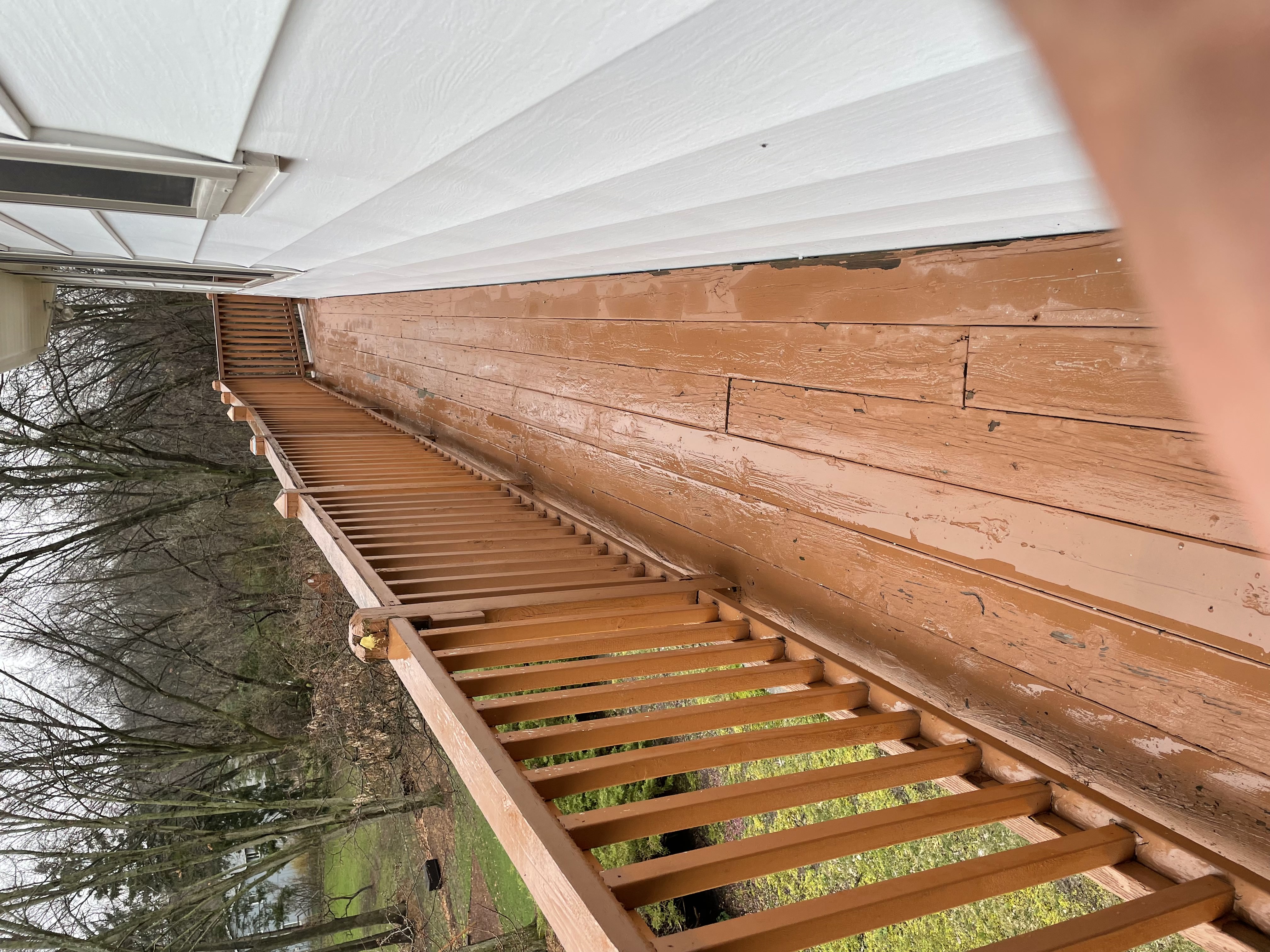 Deck removal work