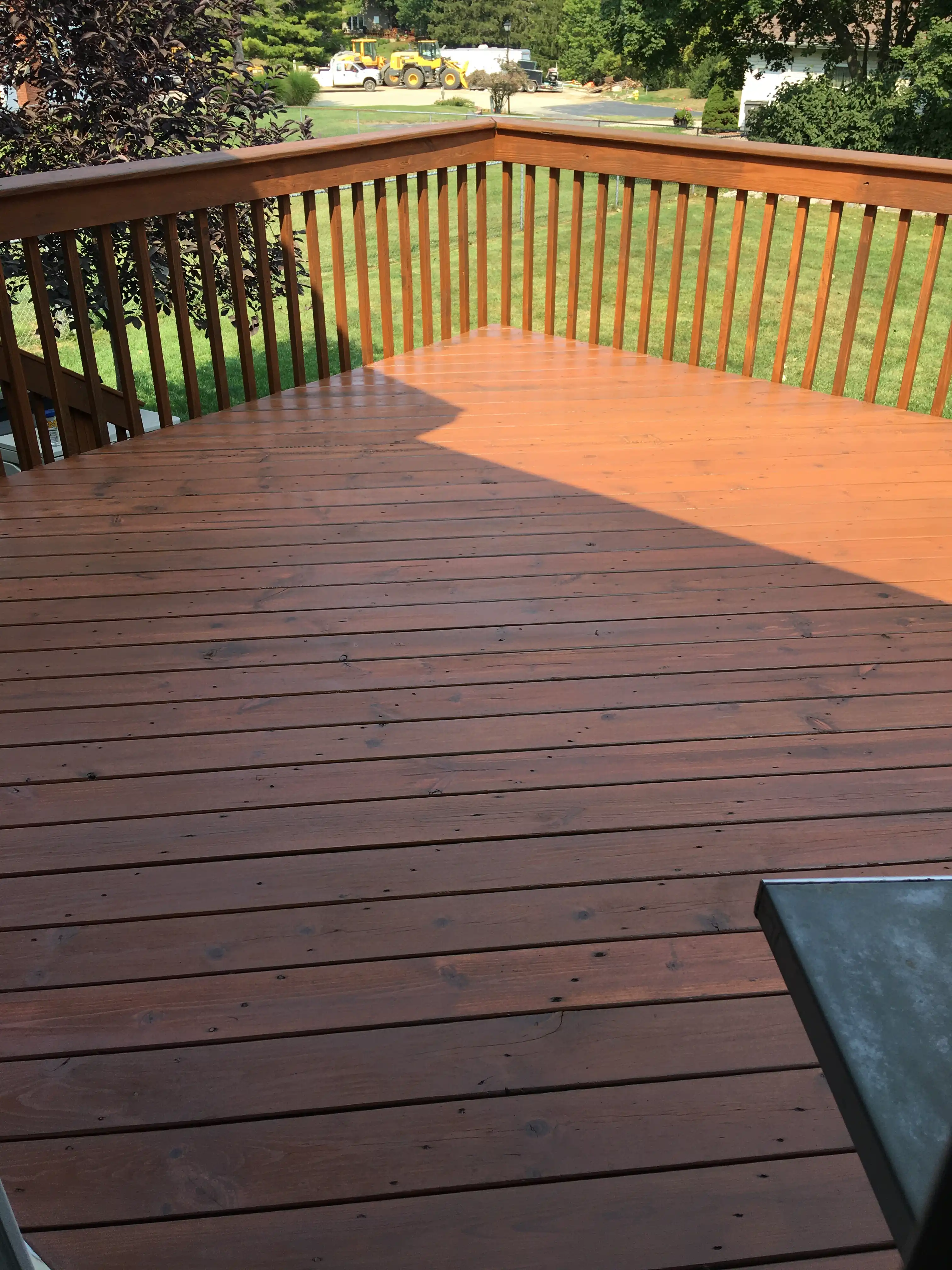 Restored deck