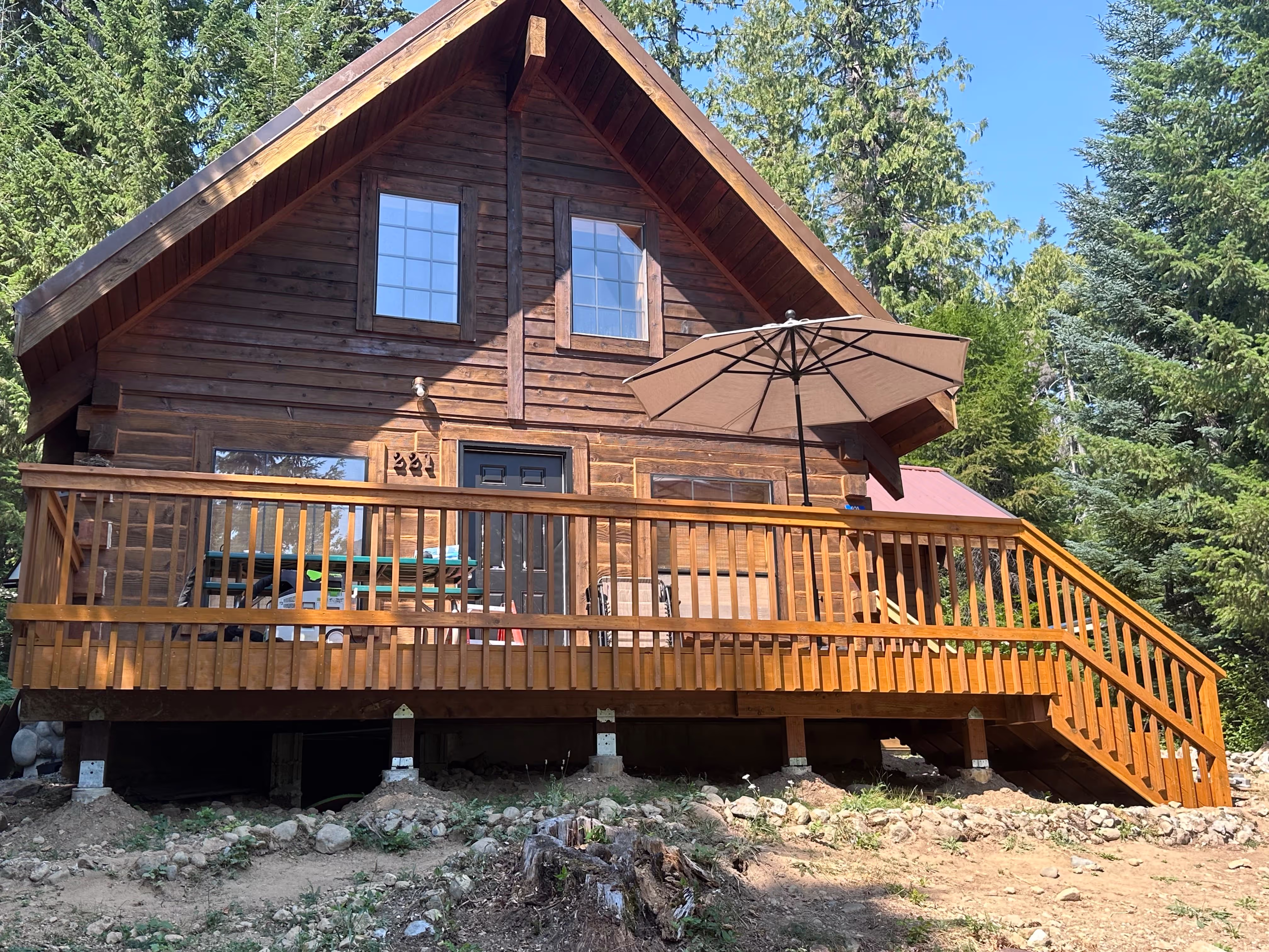 Restored cabin deck in Easton
