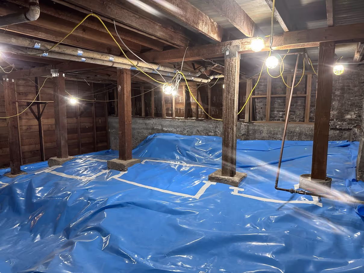 Historic home crawl-space restoration