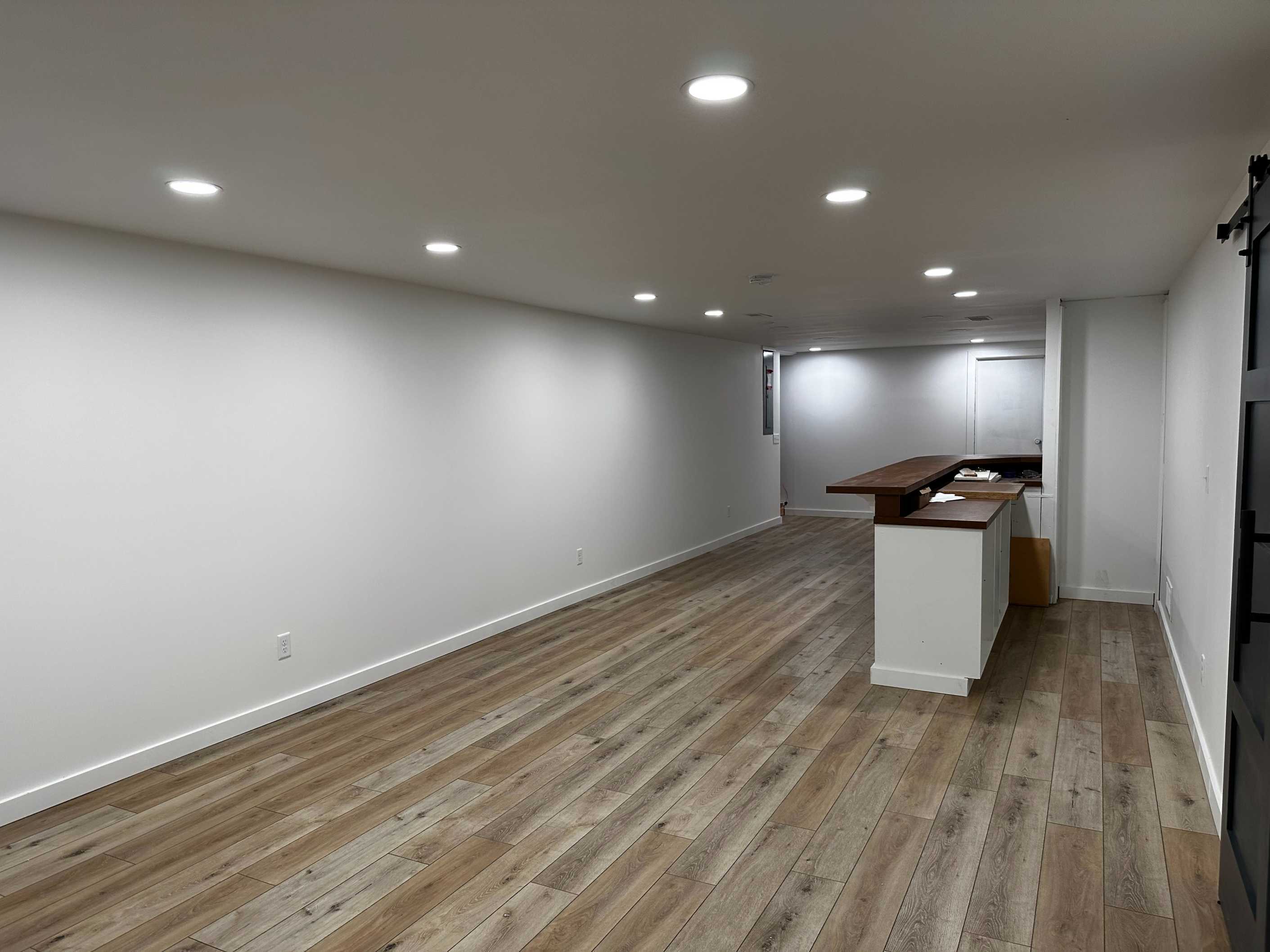 Refurbished lower level