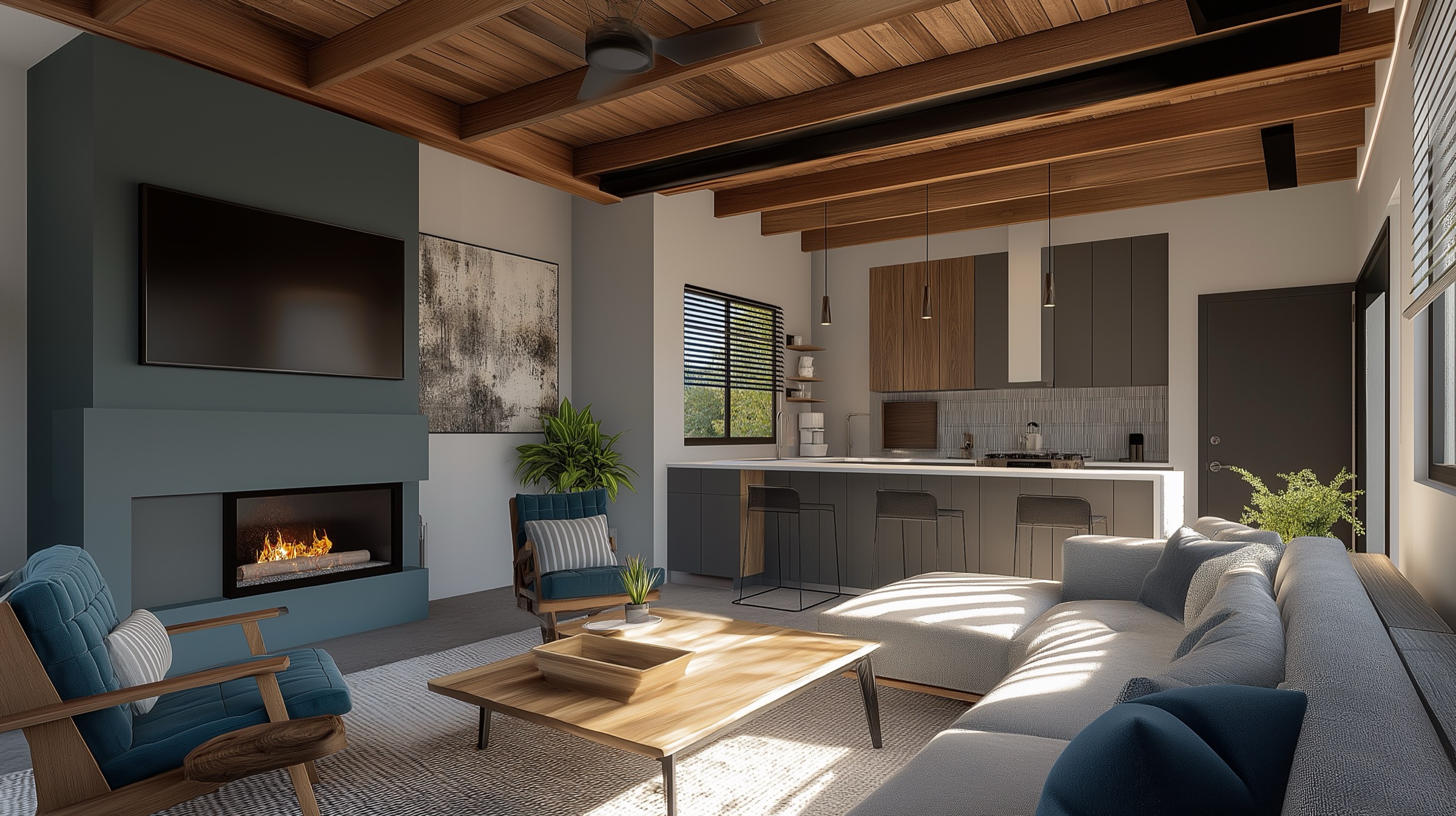 A better-flowing home shaped through structural changes, systems implementation, project management and quality craftsmanship.