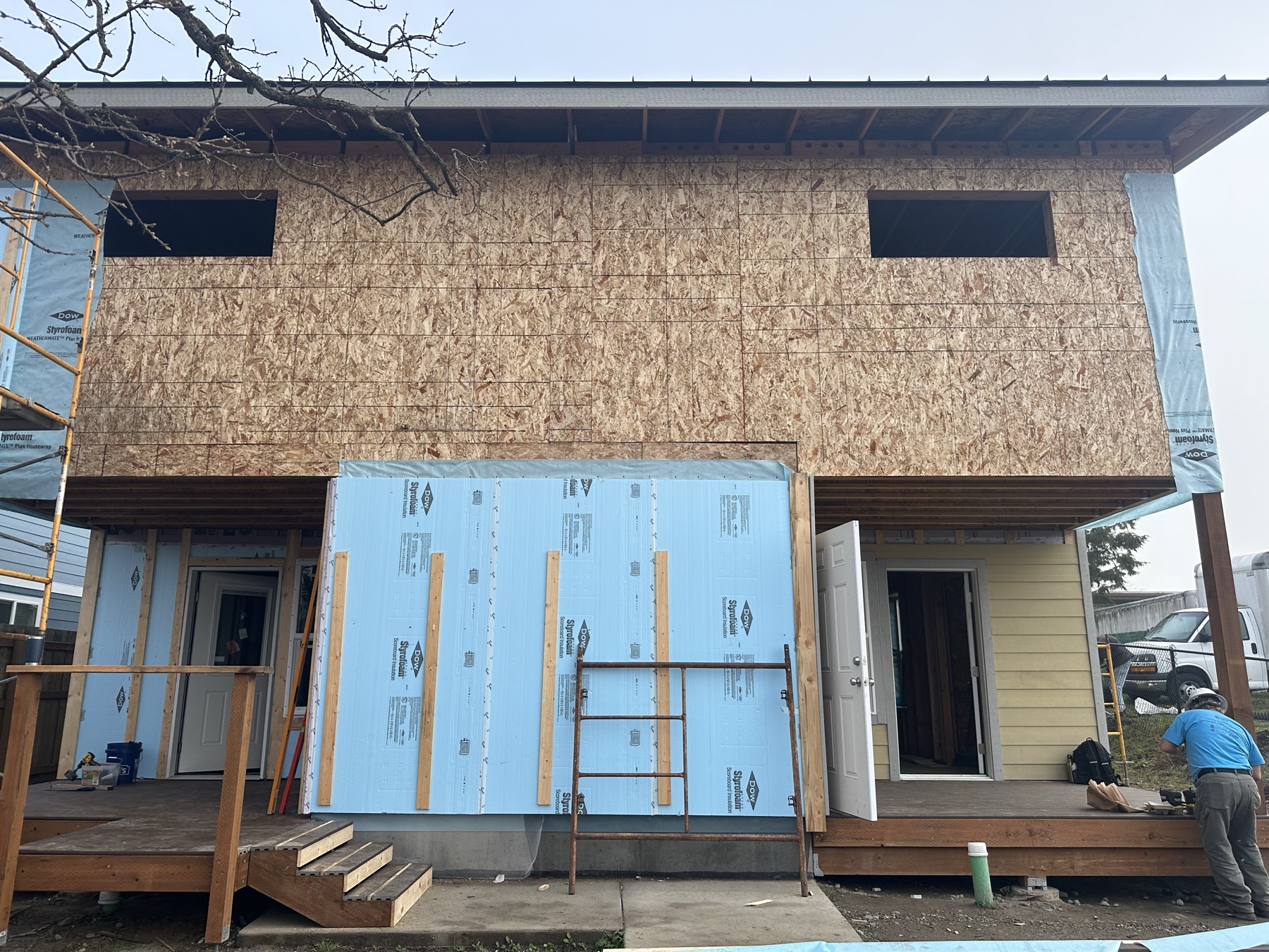 Habitat for Humanity home under construction on Whidbey Island